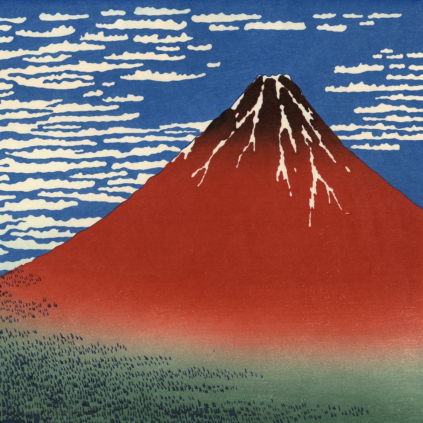 Bjerget Fuji af Katsushika Hokusai
