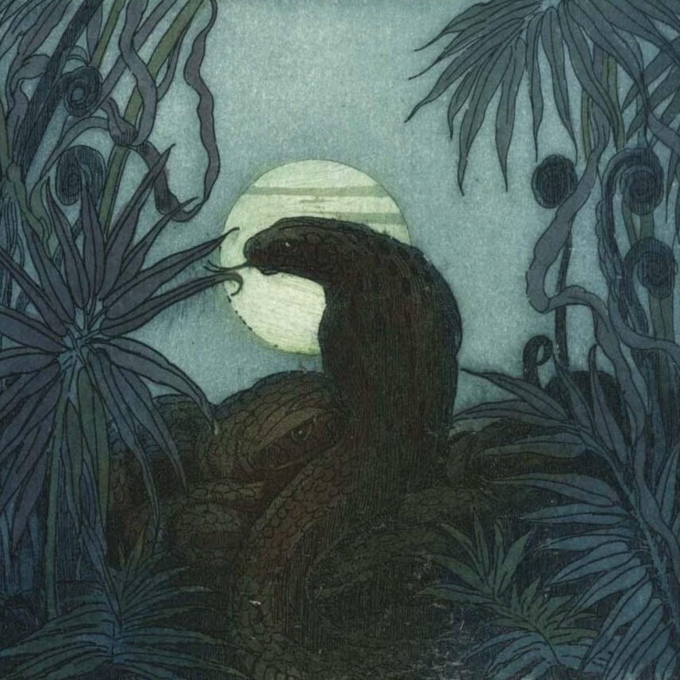 Illustration fra den franske udgave af Junglebogen (1924)